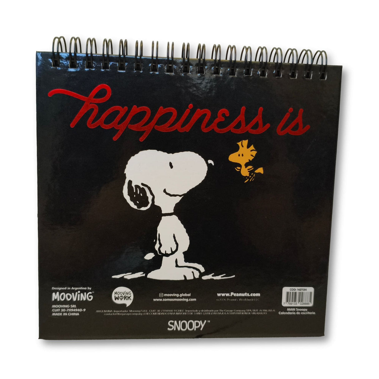 Mooving - Calendario 2026 Snoopy Escritorio