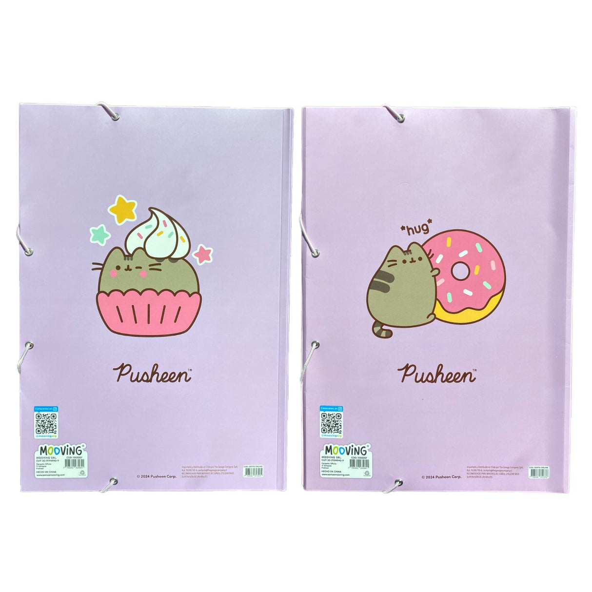 Mooving - Carpeta Oficio 3 Solapas Pusheen