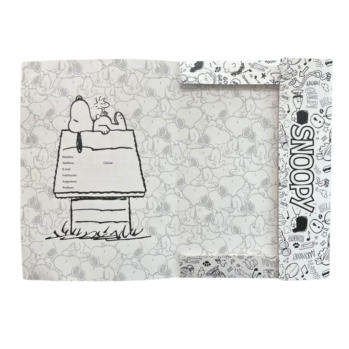 Mooving - Carpeta Oficio 3 Solapas Snoopy