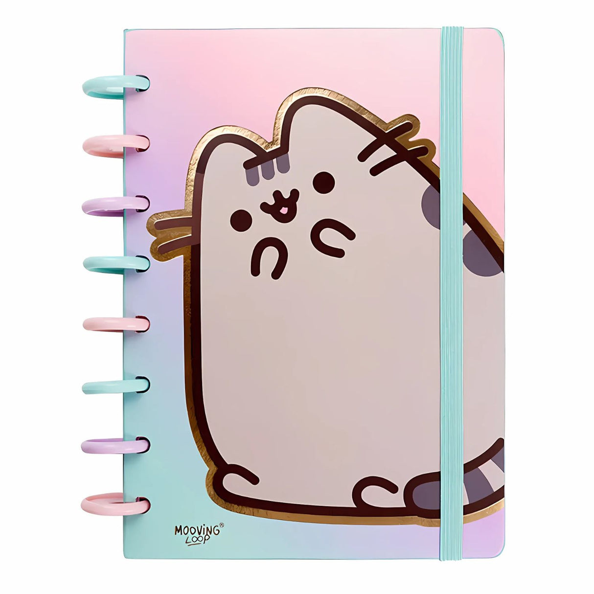 Mooving - Cuaderno de Discos Loop A5 Pusheen