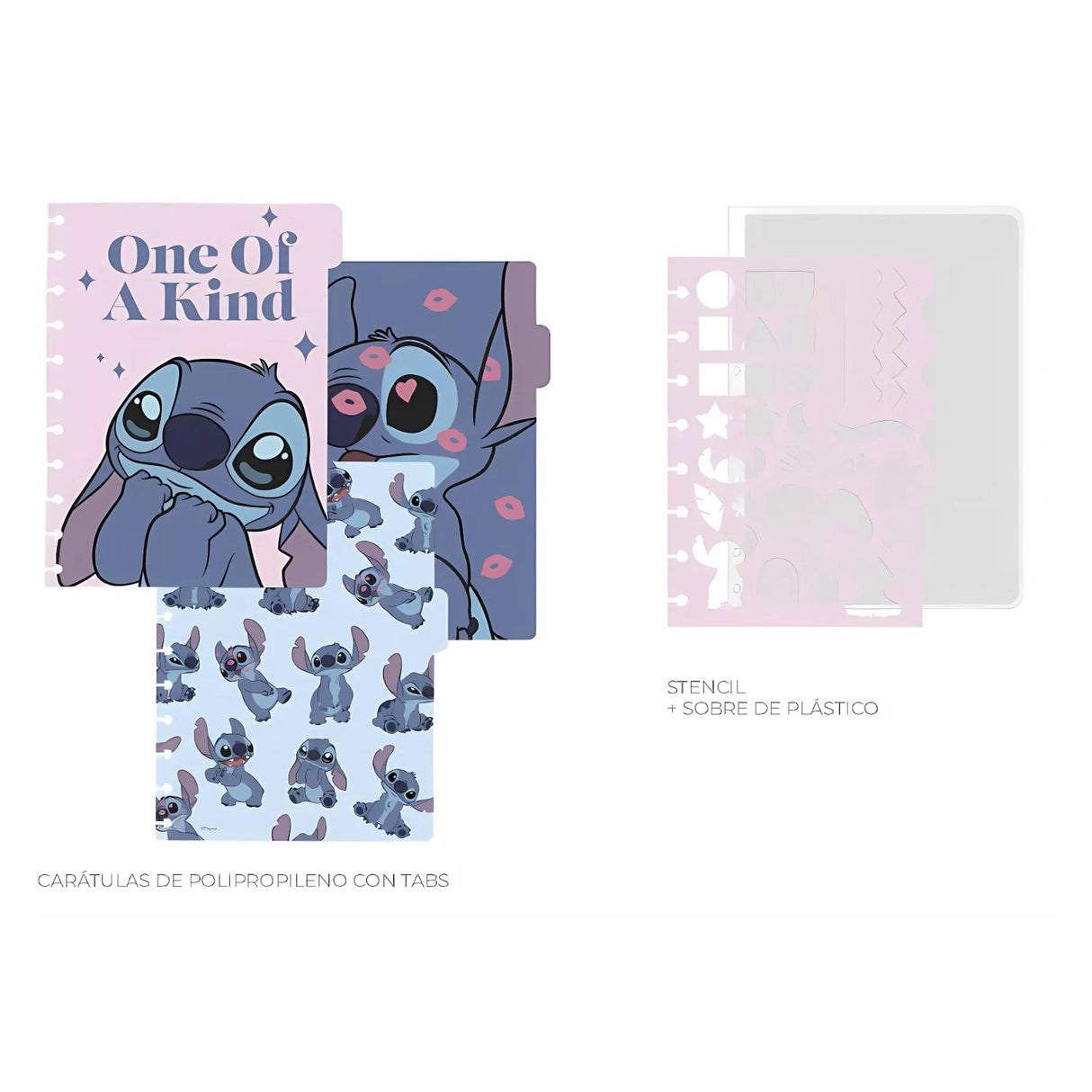 Mooving - Cuaderno de Discos Loop A5 Stitch