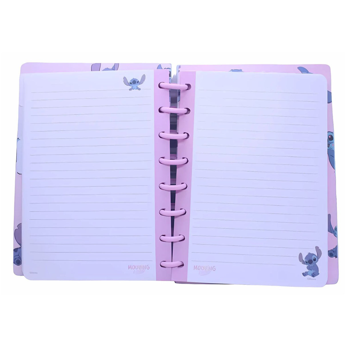 Mooving - Cuaderno de Discos Loop A5 Stitch
