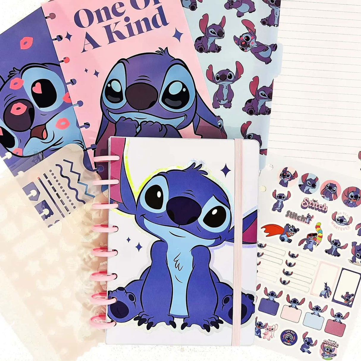 Mooving - Cuaderno de Discos Loop A5 Stitch