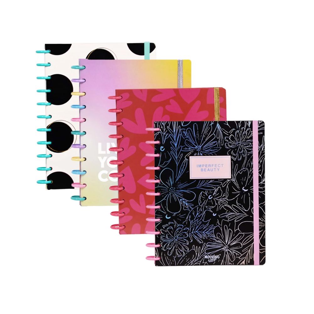 Mooving - Cuaderno de Discos Loop Carta Diseño Aleatorio