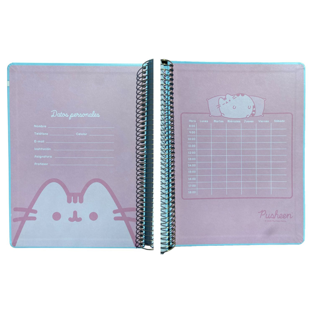 Mooving - Cuaderno Triple Carta Papel Premium 80 g Pusheen