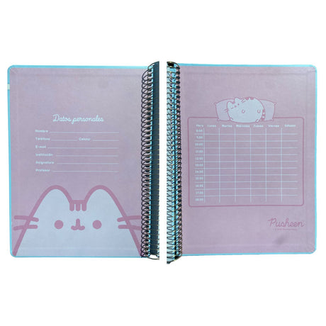 Mooving - Cuaderno Triple Carta Papel Premium 80 g Pusheen