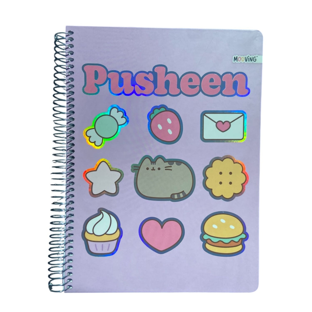 Mooving - Cuaderno Triple Carta Papel Premium 80 g Pusheen