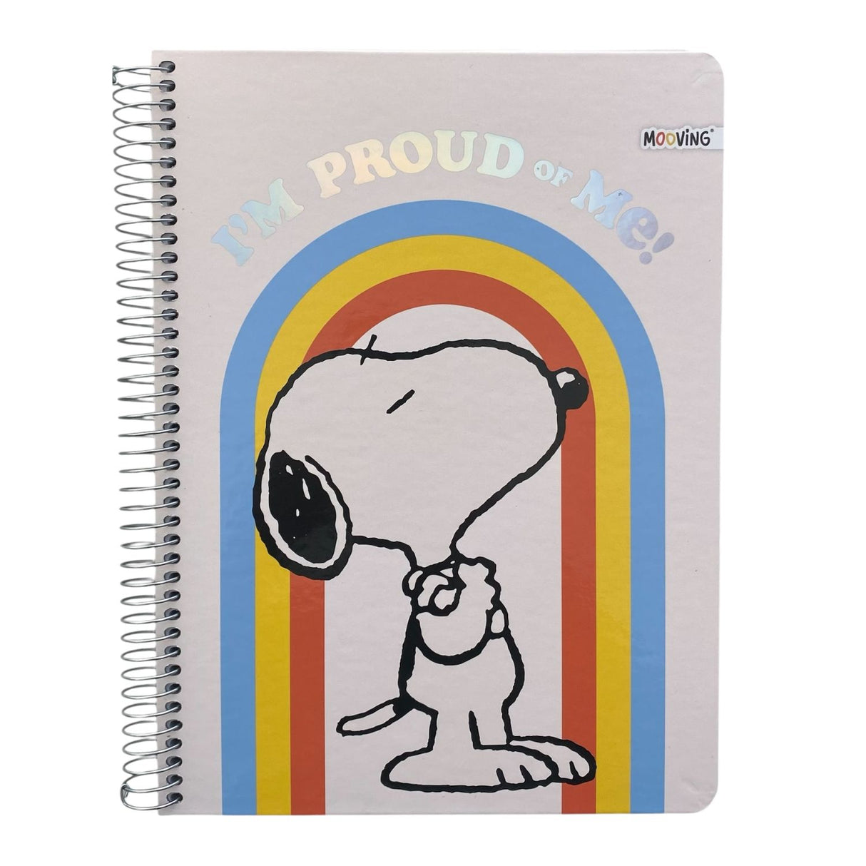 Mooving - Cuaderno Triple Carta Papel Premium 80 g Snoopy