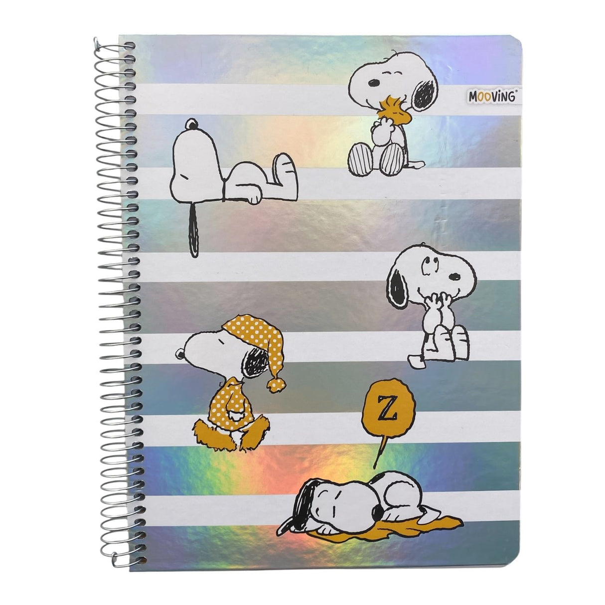 Mooving - Cuaderno Triple Carta Papel Premium 80 g Snoopy