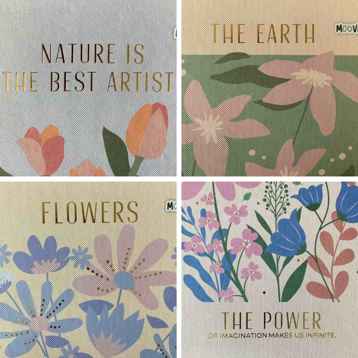 Mooving - Cuaderno Triple Medio Oficio 120 h Garden