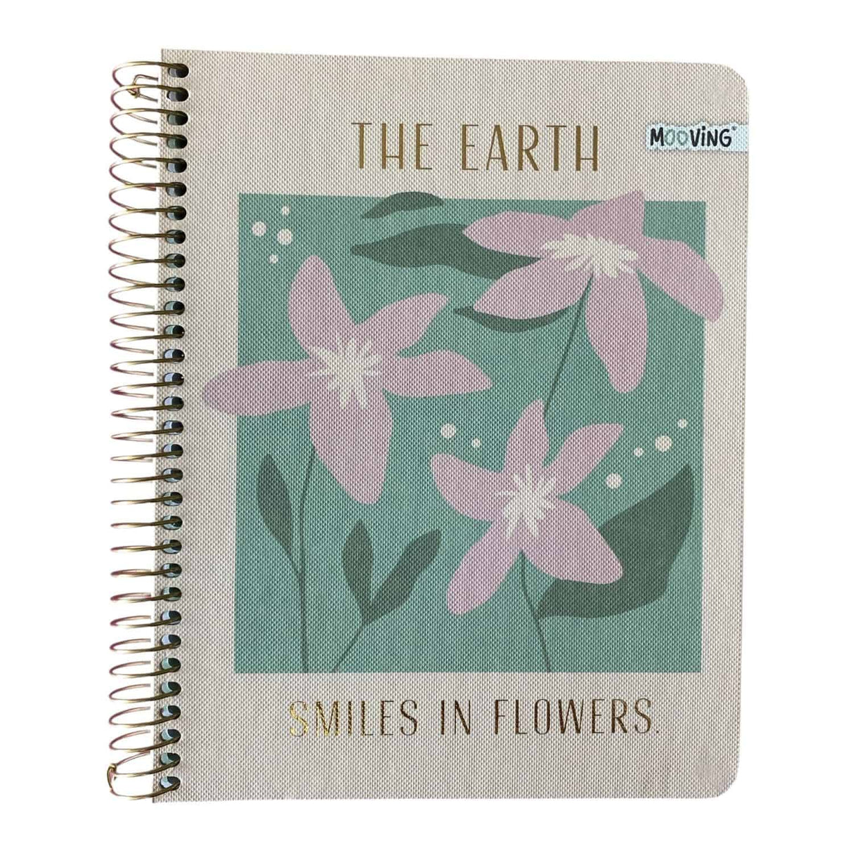 Mooving - Cuaderno Triple Medio Oficio 120 h Garden