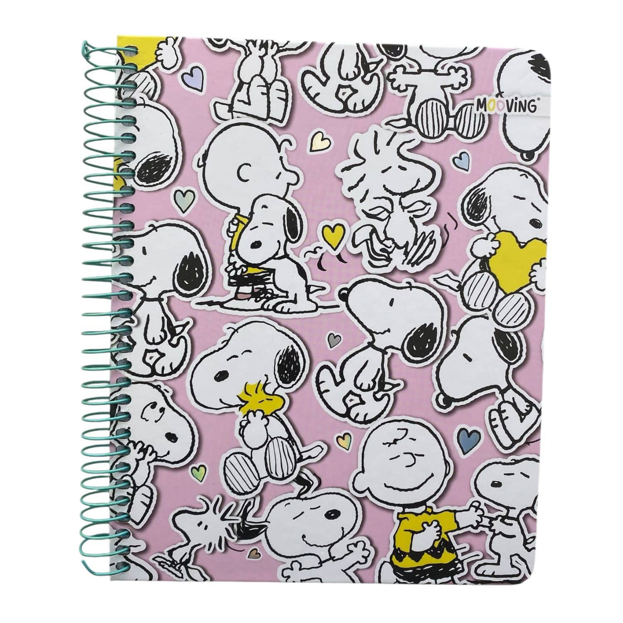 Mooving - Cuaderno Triple Medio Oficio Papel Premium 80 g Snoopy