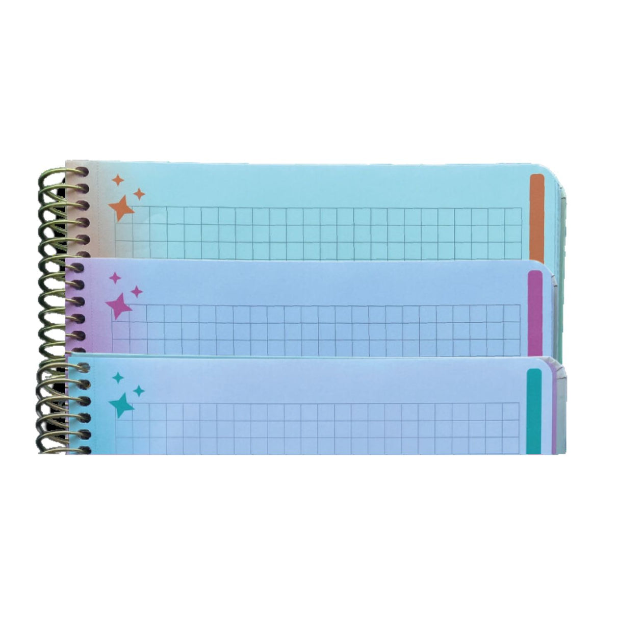 Mooving - Cuaderno Triple Papel Premium Carta Pastel Diseño Aleatorio