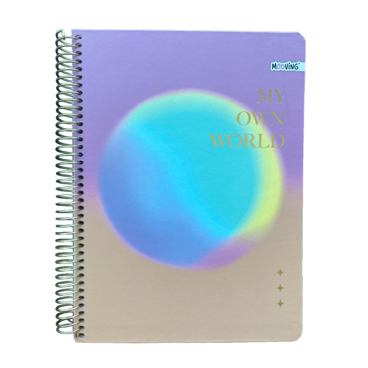 Mooving - Cuaderno Triple Papel Premium Carta Pastel Diseño Aleatorio