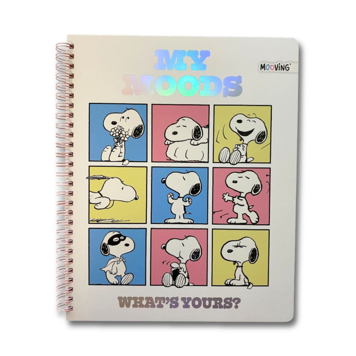 Mooving - Cuaderno Universitario Snoopy 7 mm 100 h