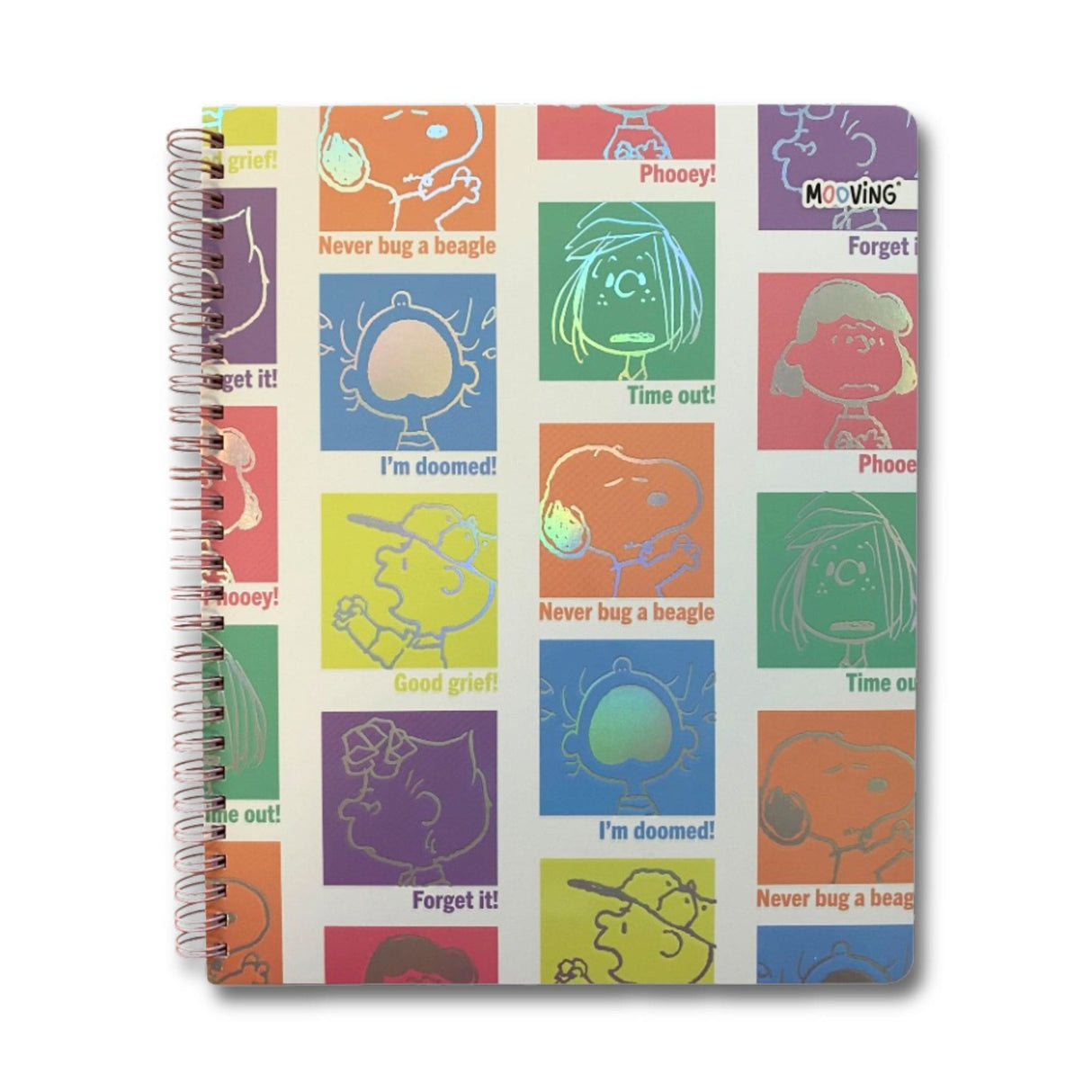 Mooving - Cuaderno Universitario Snoopy 7 mm 100 h