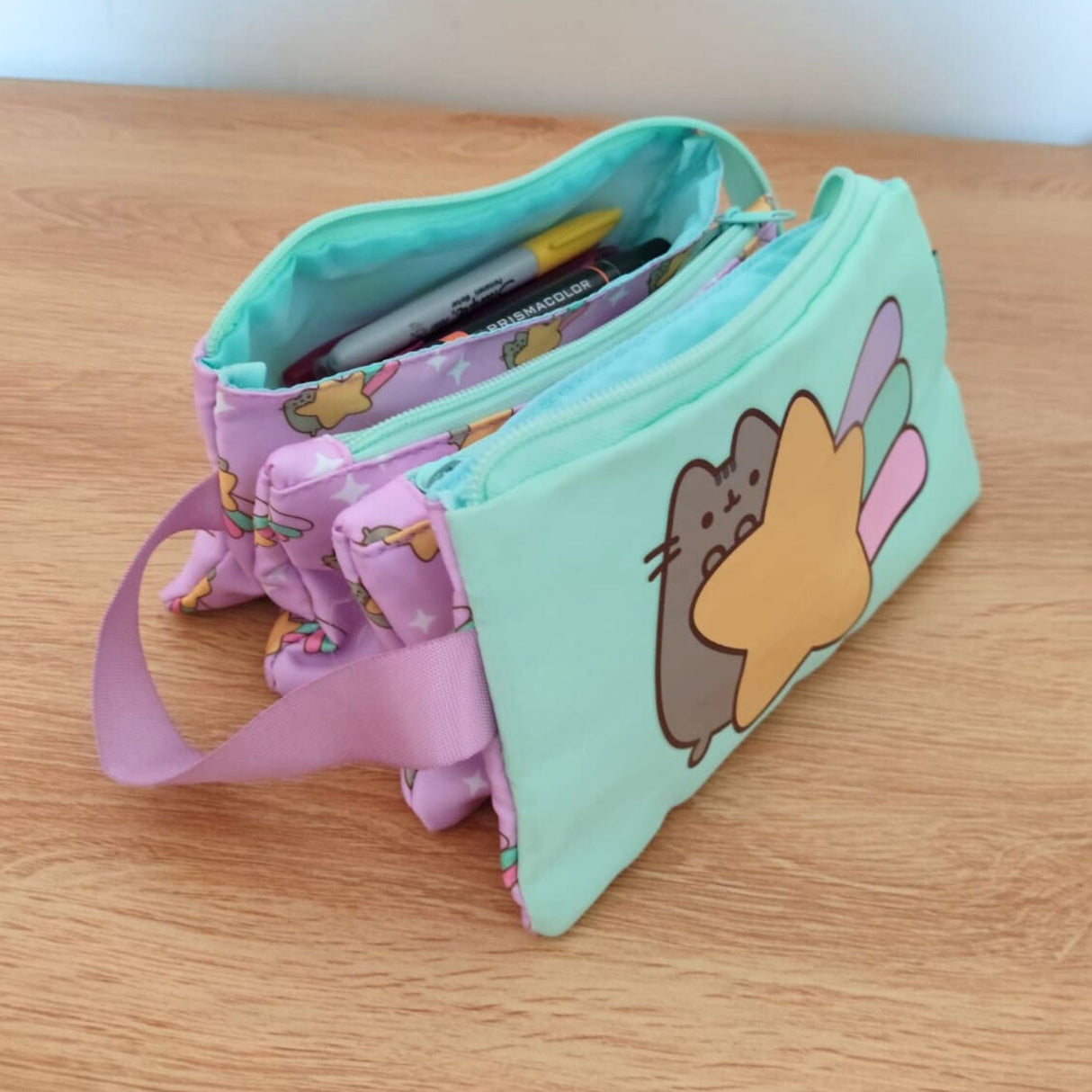 Mooving - Estuche para Lápices Cuádruple Pusheen