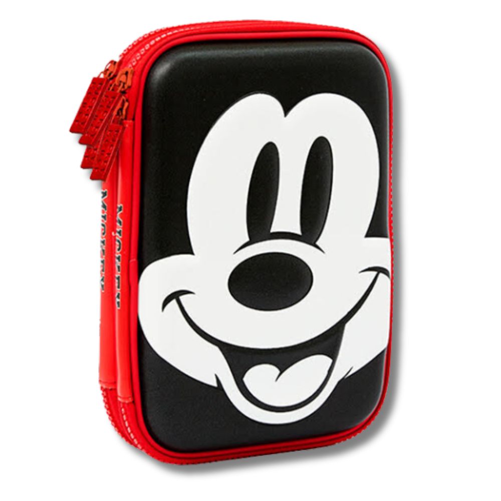 Mooving - Estuche para Lápices Eva Doble Cierre Mickey