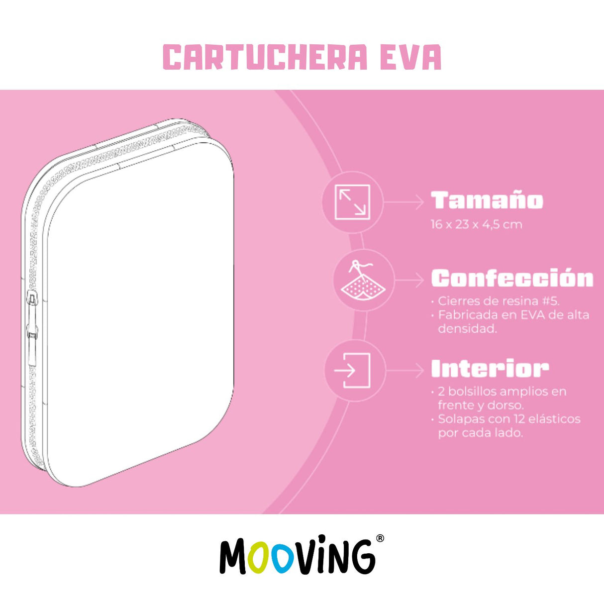 Mooving - Estuche para Lápices Eva Lotso