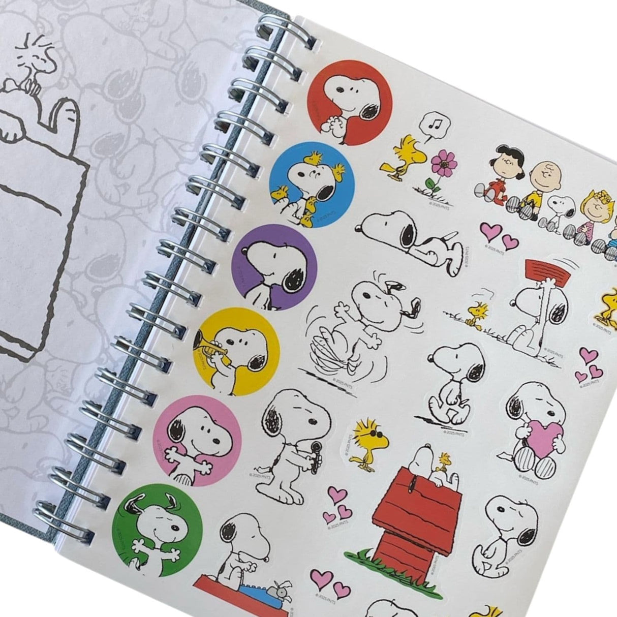 Mooving Notes - Libreta A5 Espiral Líneas Snoopy
