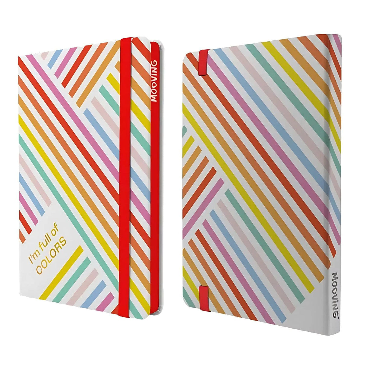 Mooving - Libreta Notes A5 Hojas de Colores Tapa Dura Rainbow