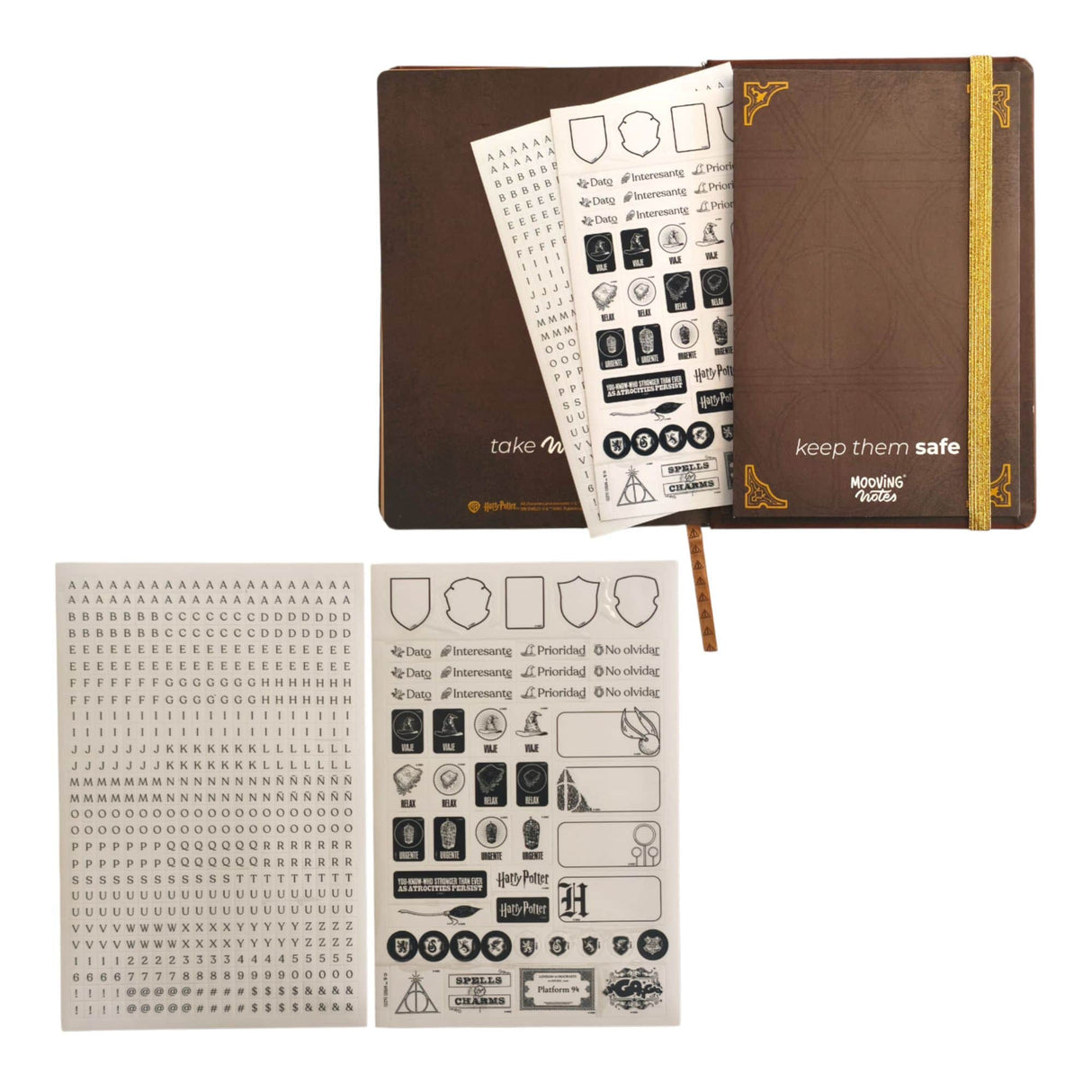 Mooving - Libreta Notes A5 Líneas Harry Potter