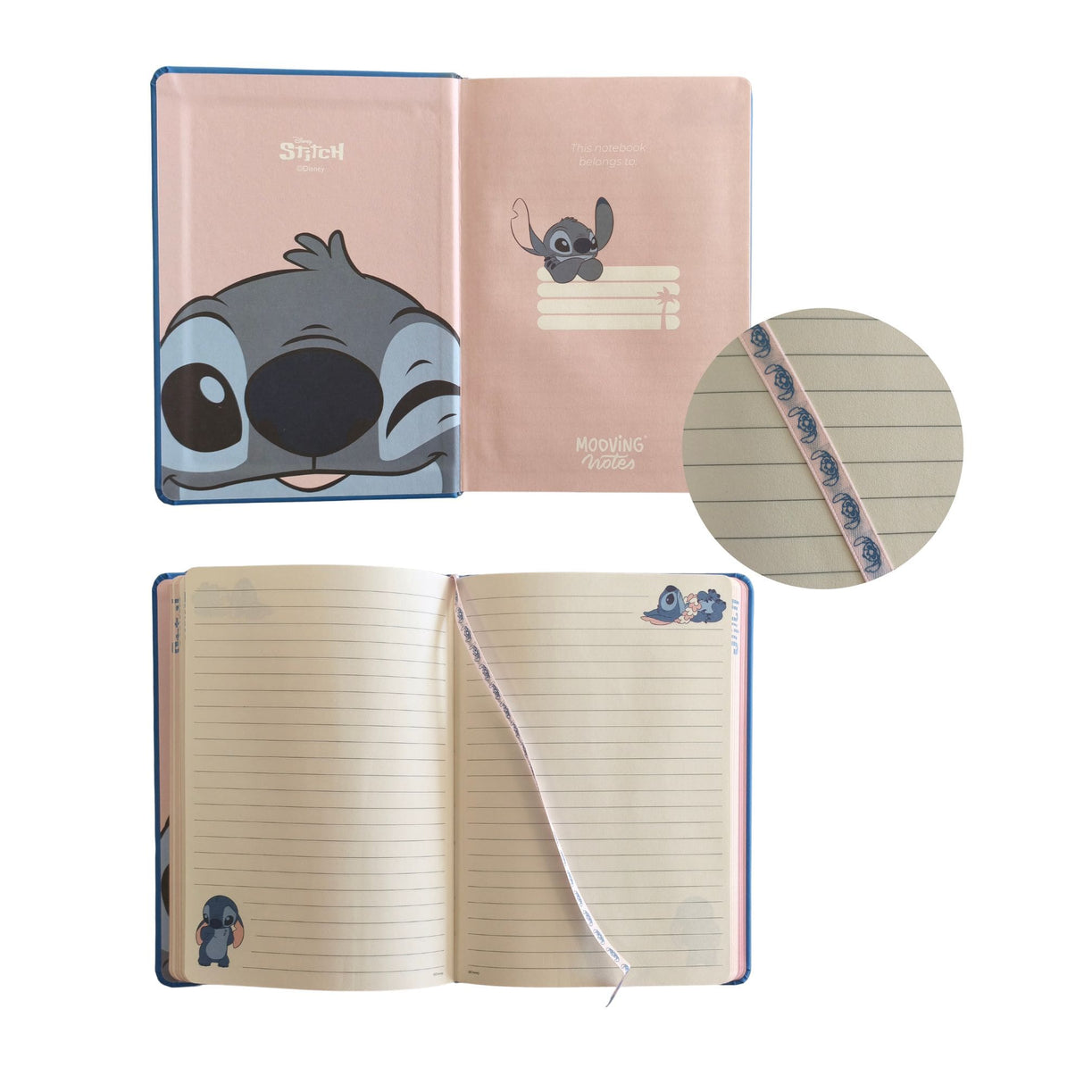 Mooving - Libreta Notes A5 Líneas Stitch