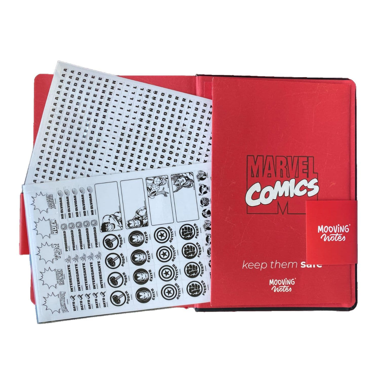 Mooving Notes - Libreta A5 Líneas Marvel