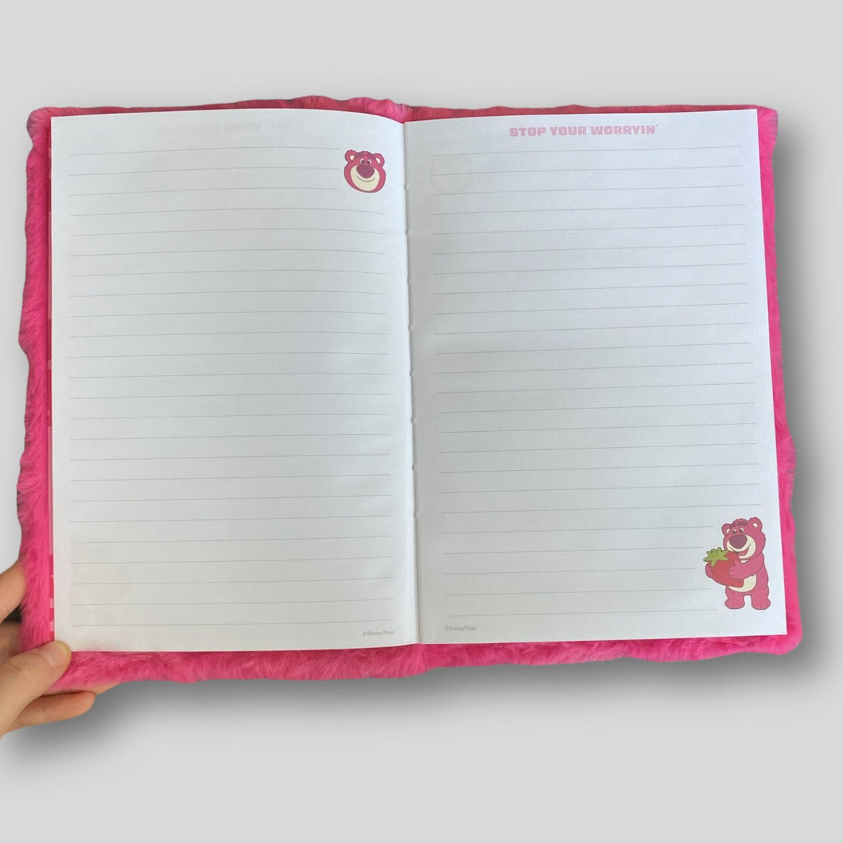 Mooving Notes - Libreta A5 Tapa Peluche Lotso