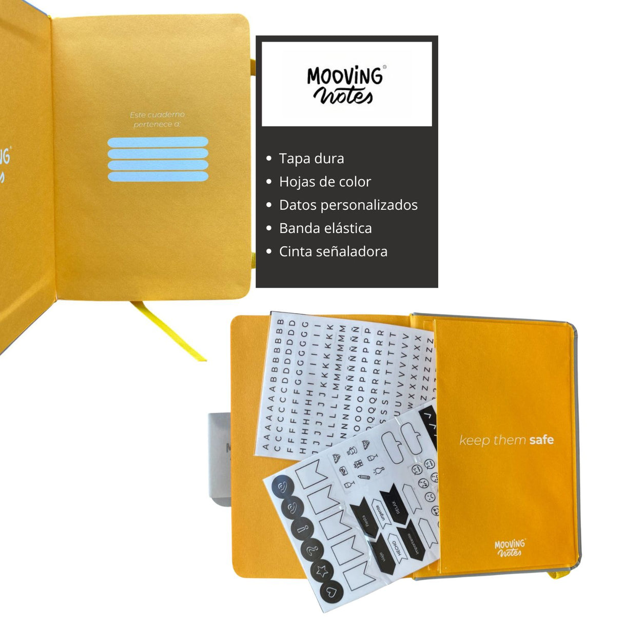 Mooving Notes - Libreta A6 Líneas