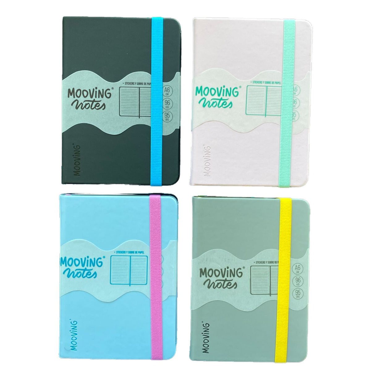 Mooving Notes - Libreta A6 Líneas