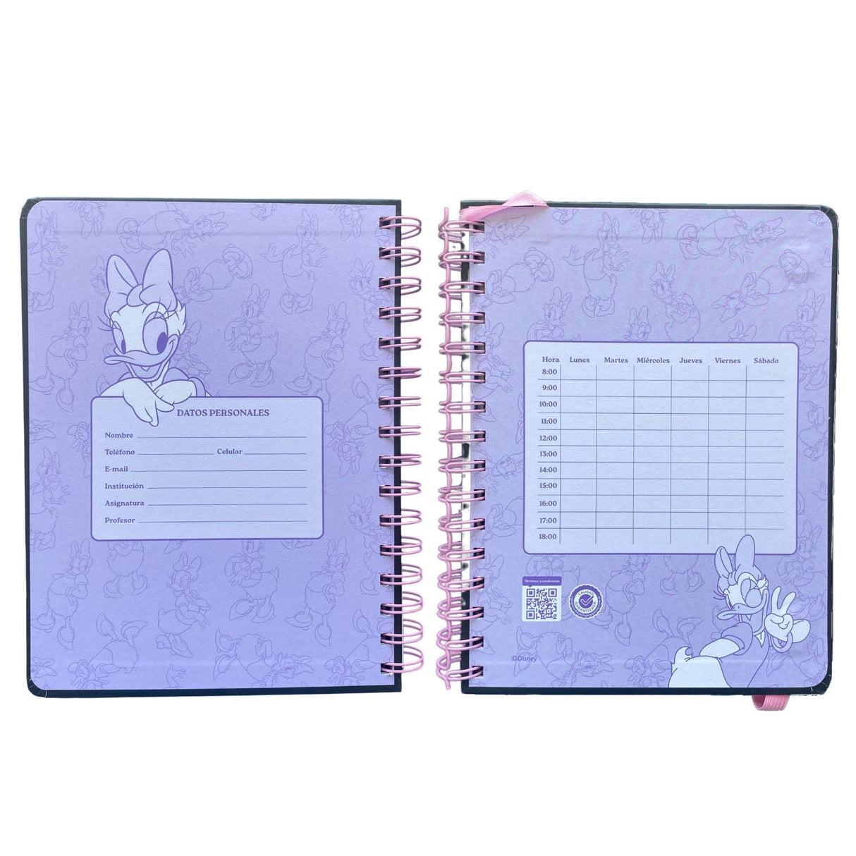 Mooving Notes - Libreta Espiral A5 Líneas Daisy