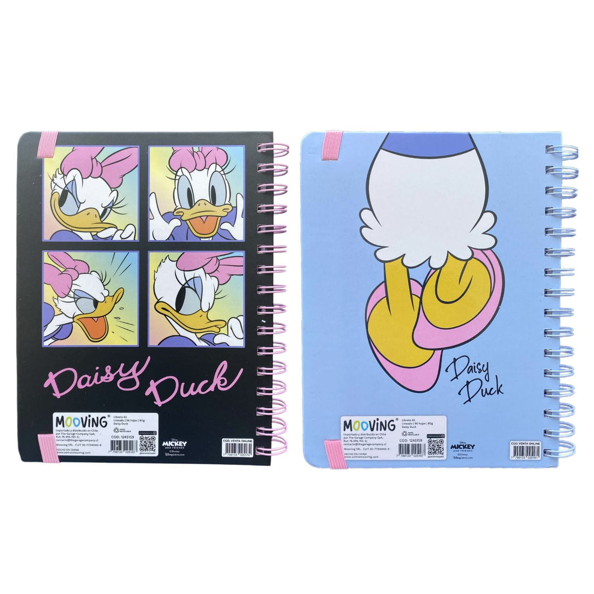 Mooving Notes - Libreta Espiral A5 Líneas Daisy