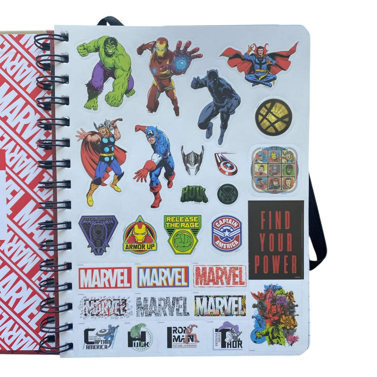 Mooving Notes - Libreta Espiral A5 Líneas Marvel