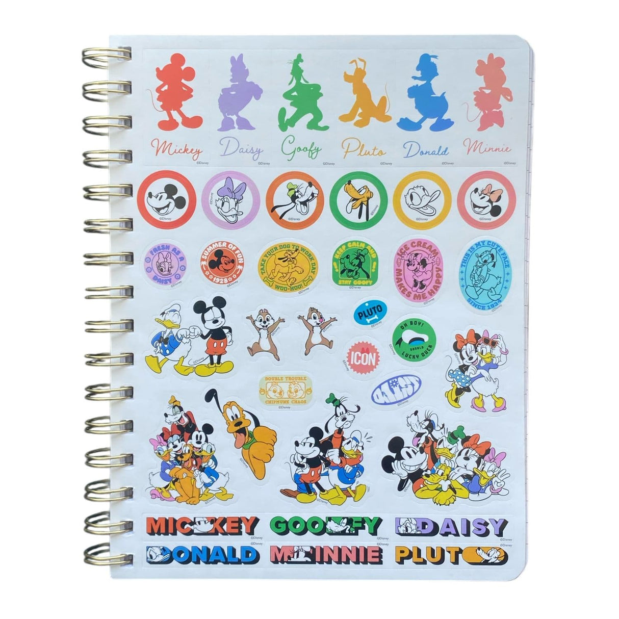 Mooving Notes - Libreta Espiral A5 Líneas Mickey