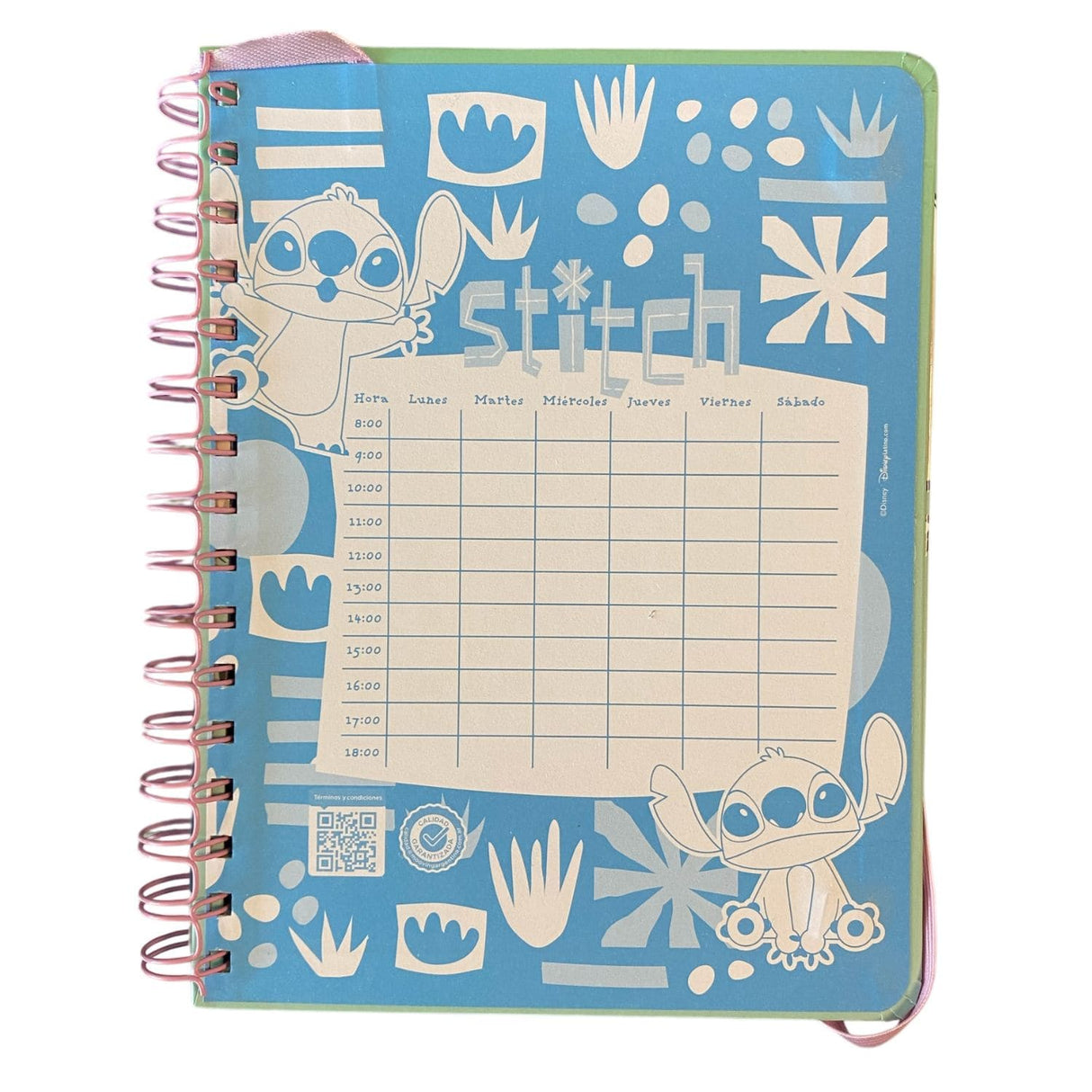 Mooving Notes - Libreta Espiral A5 Líneas Stitch