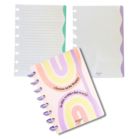 Mooving - Pack 30 Hojas para Cuadernos Loop A5
