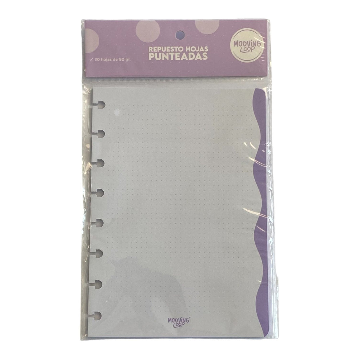 Mooving - Pack 30 Hojas para Cuadernos Loop A5
