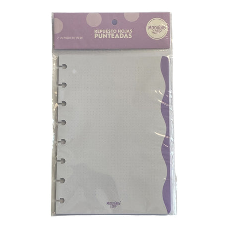 Mooving - Pack 30 Hojas para Cuadernos Loop A5