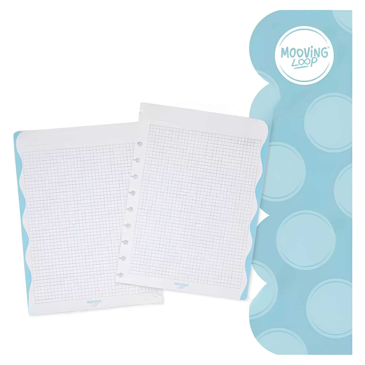 Mooving - Pack 30 Hojas para Cuadernos Loop Carta