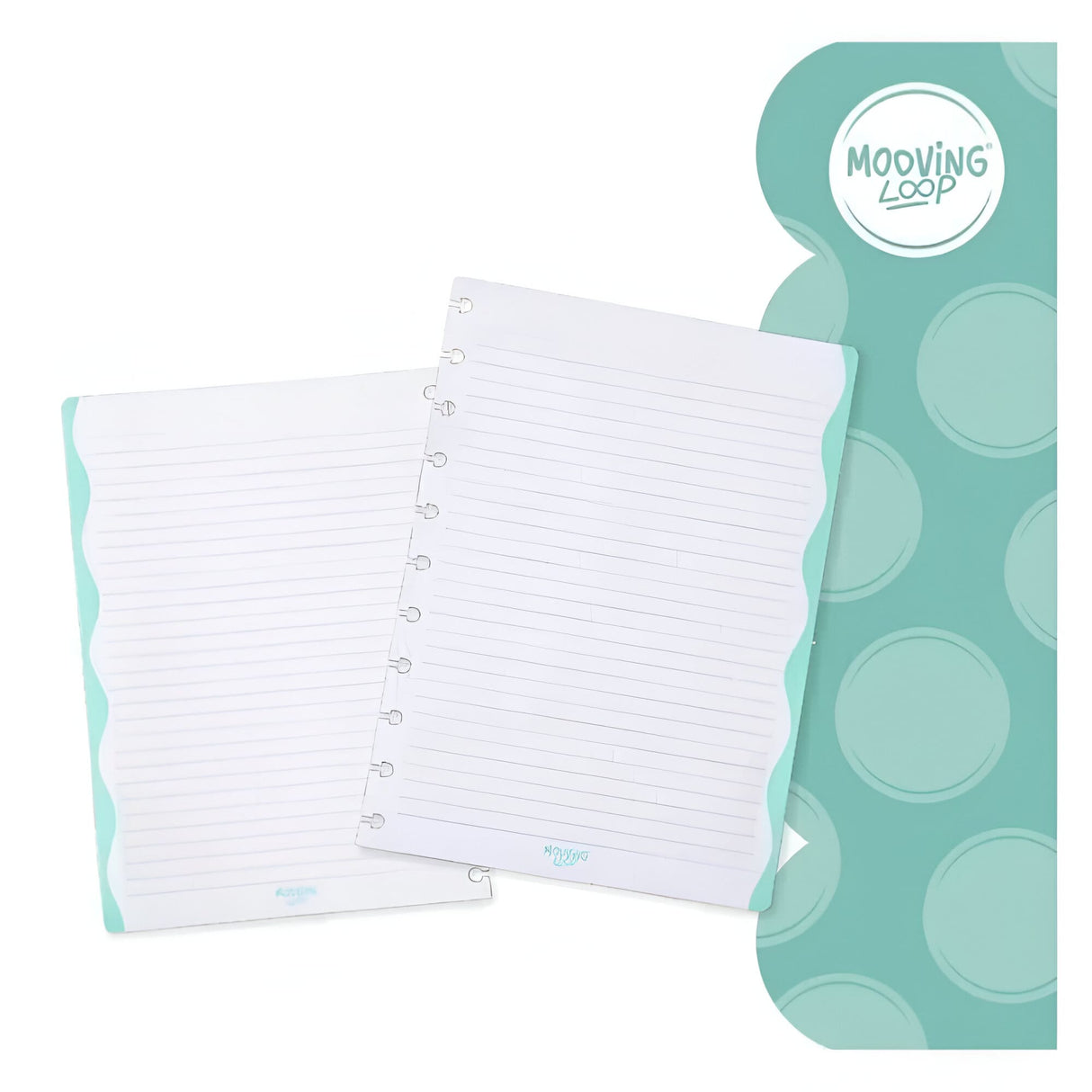 Mooving - Pack 30 Hojas para Cuadernos Loop Carta