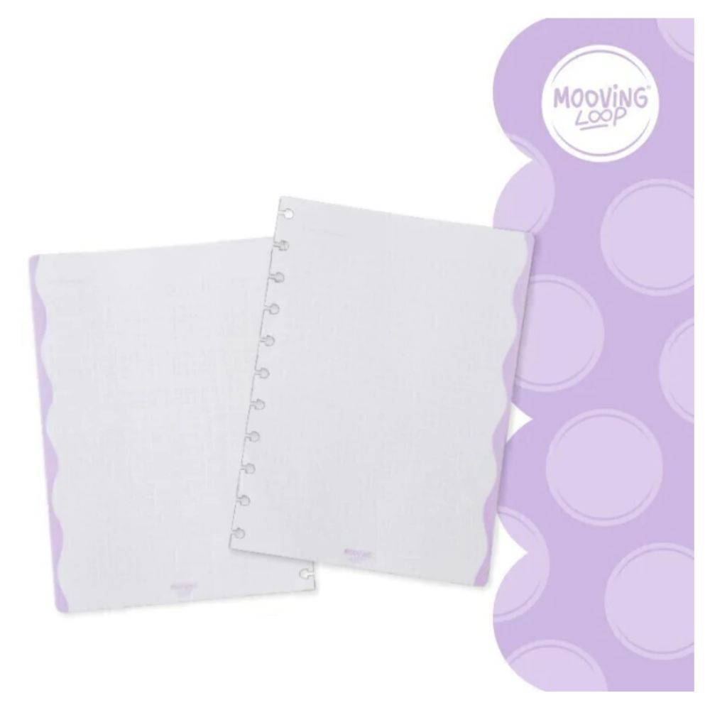 Mooving - Pack 30 Hojas para Cuadernos Loop Carta