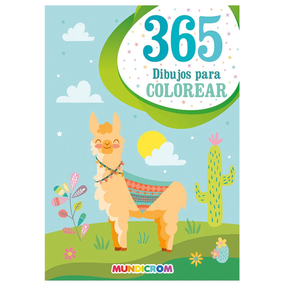 Mundicrom - Libro para Colorear 365 Dibujos para Colorear