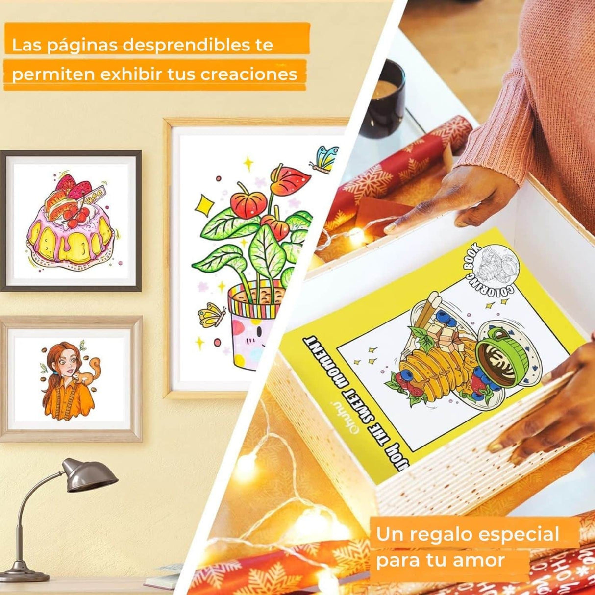 Ohuhu - Libro para Colorear Enjoy The Sweet Moment