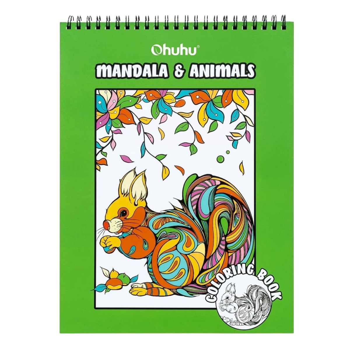 Ohuhu - Libro para Colorear Mandala & Animals
