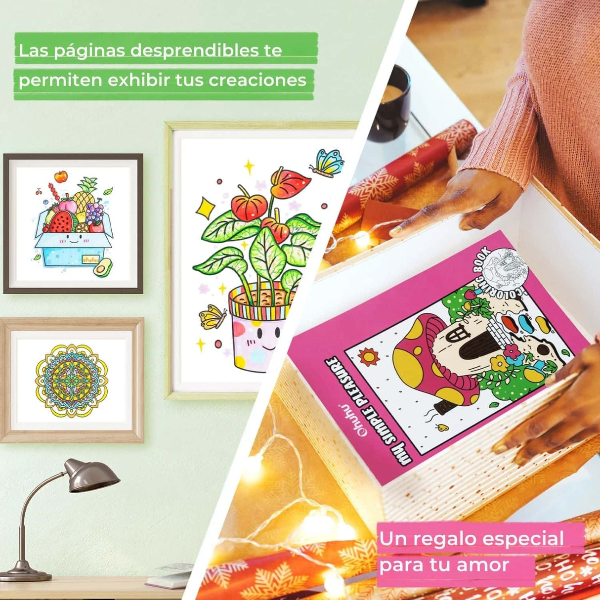 Ohuhu - Libro para Colorear My Simple Pleasure