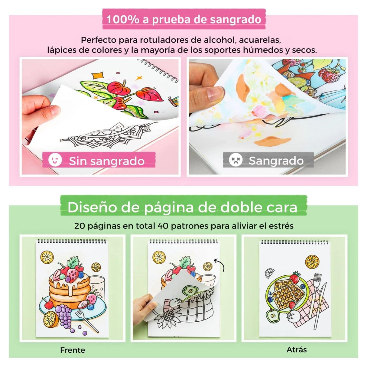 Ohuhu - Libro para Colorear My Simple Pleasure