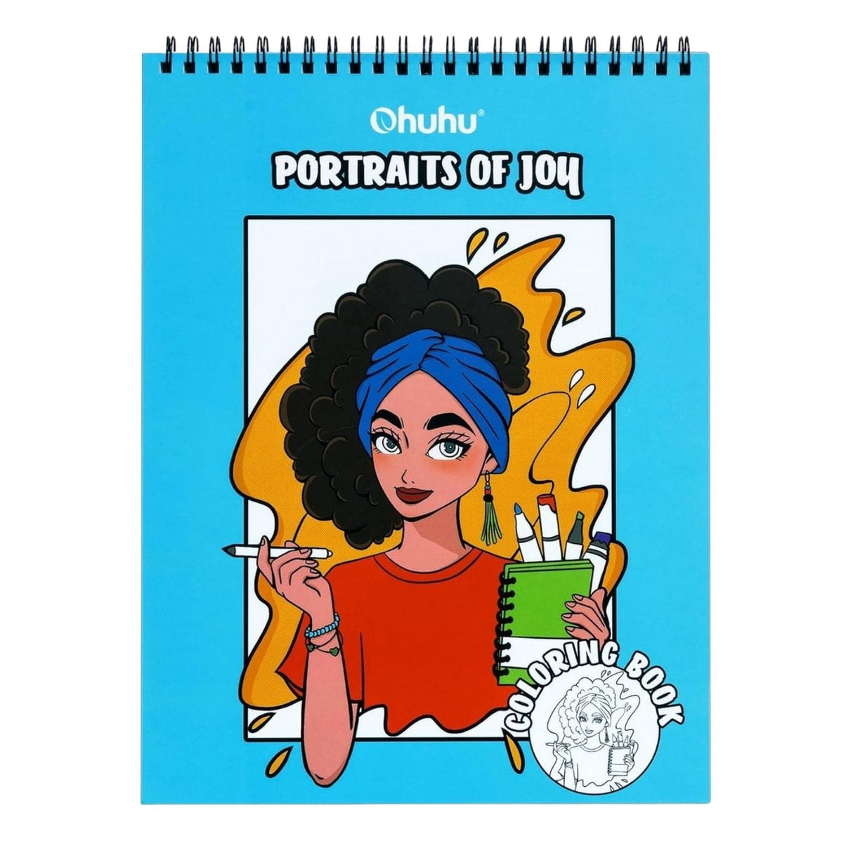 Ohuhu - Libro para Colorear Portraits of Joy