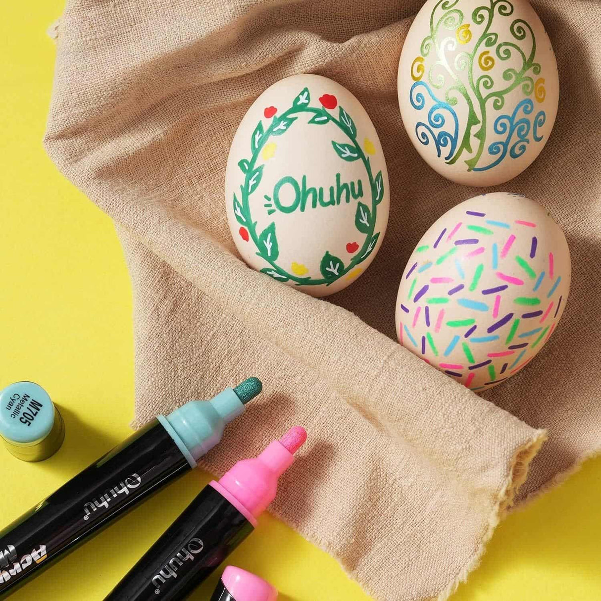 Ohuhu - Marcadores Acrílicos Kakaako Doble Punta