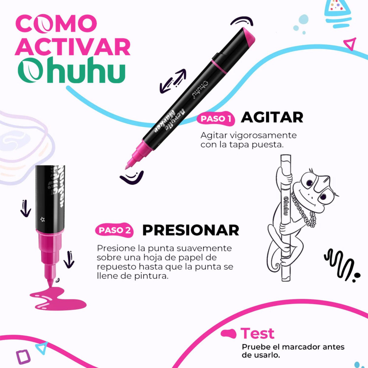 Ohuhu - Marcadores Acrílicos Kakaako Doble Punta